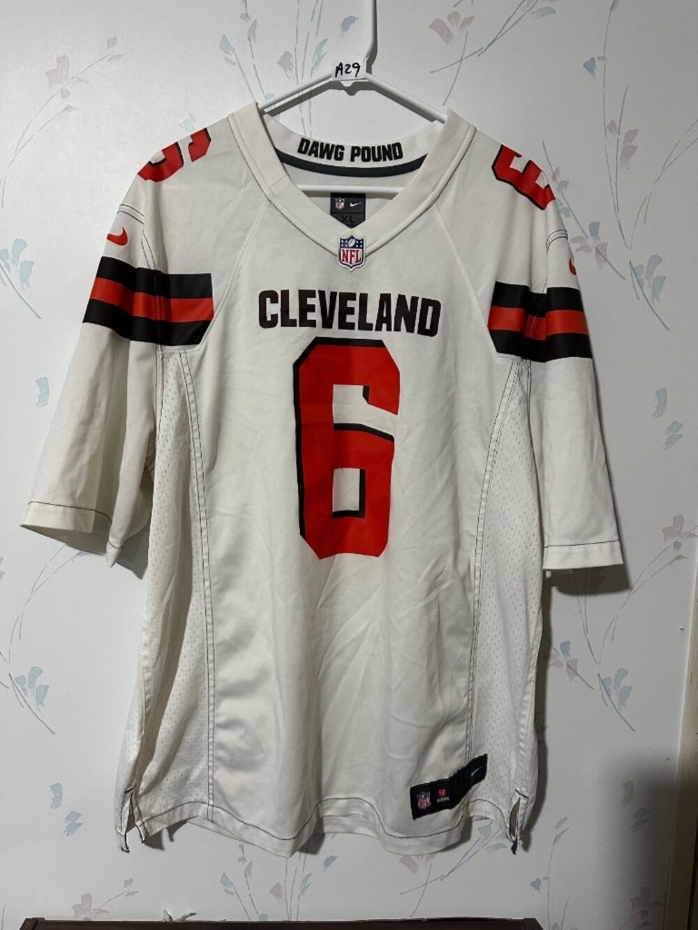 Cleveland Browns Baker Mayfield #6 NFL Football Jersey XL White Nike